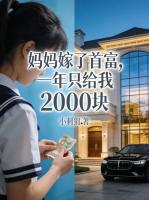 妈妈嫁了首富，一年只给我2000块