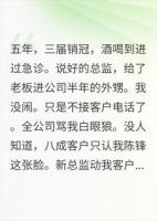 总监给了老板外甥，我掏空了他整个公司